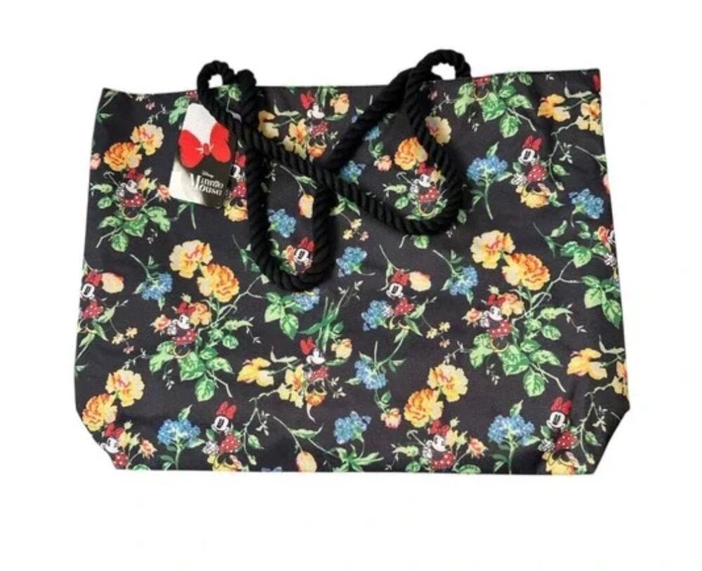 Disney Minnie Mouse Floral Tote Bag – New With Tags
